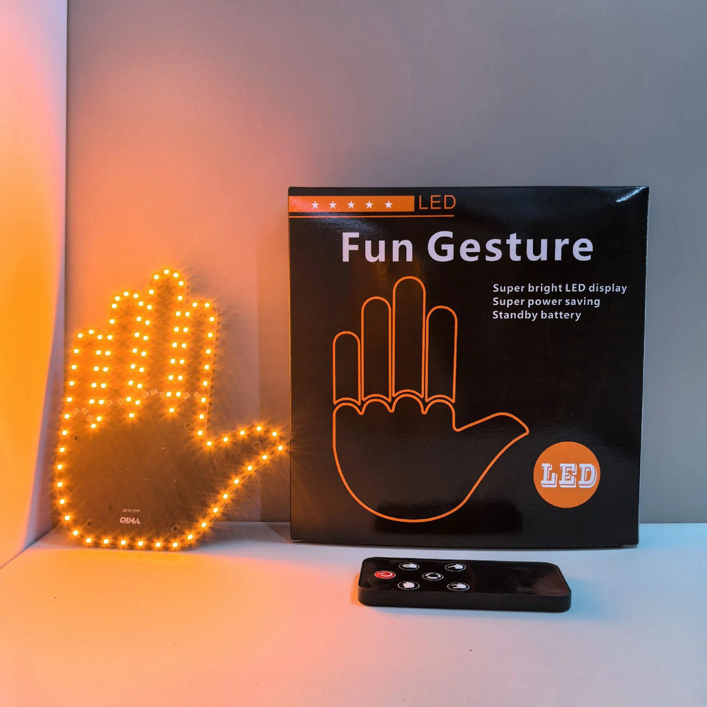 GlowHand LED Car Gesture Light