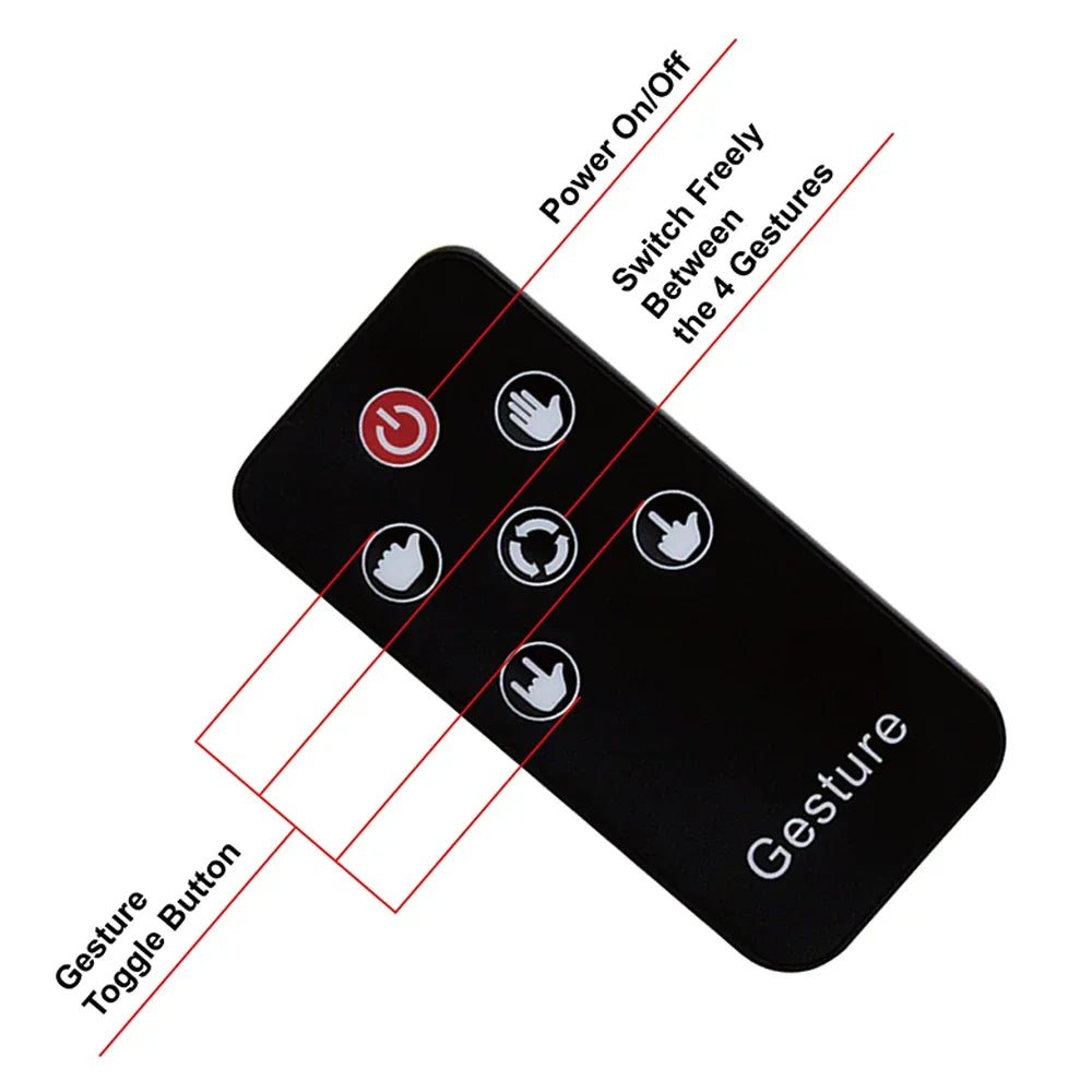 GlowHand LED Car Gesture Light